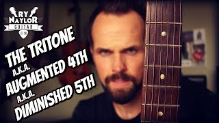 Augmented 4th or Diminished 5th Interval (Tritone) Guitar Interval Lesson