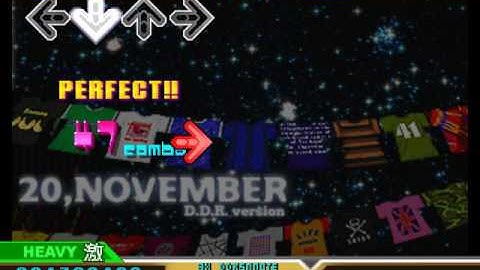 【Stepmania（DS EuroMIX2）】20,NOVEMBER(D.D.R.Version)【HEAVY】