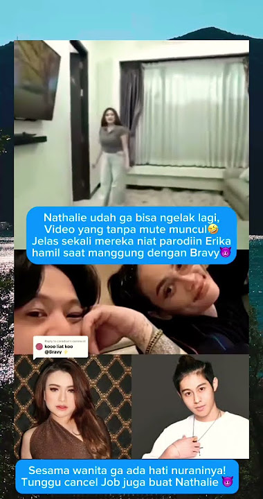 Nathalie pura2 ga tau, padahal dalang dari parodi hamil Erika😡😈#nathalieholscher#djpanda#bravy