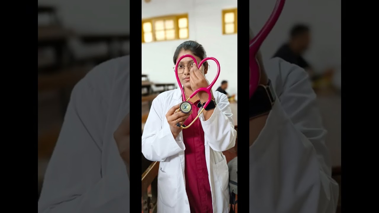 Littmann stethoscope love of every medical student ❤️ #doctors #medicalcollege #mbbs #bams #ytshorts