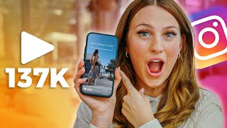 How To Get 100,000 Views On Your Instagram Reels