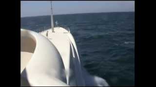 Roman Abramovich Yacht Ecstasea powered by Jet engine  seatrails