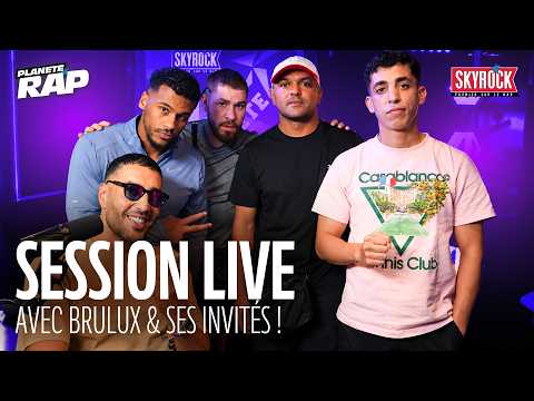 LIVE SESSION with Brulux, SOY, Tino, BFT & Heykel ! #PlanèteRap