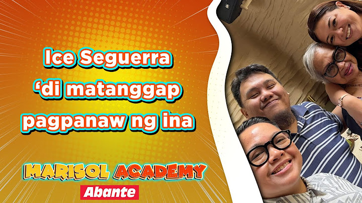 Ice Seguerra ‘di matanggap pagpanaw ng ina   MARISOL ACADEMY QUICKIE