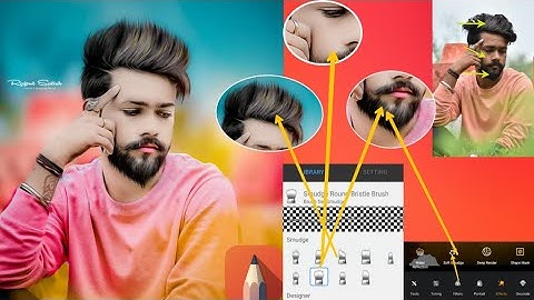 Autodesk Hair Editing Step By Step | Autodesk Sketchbook Face Smooth And Hair Editing Tutorial