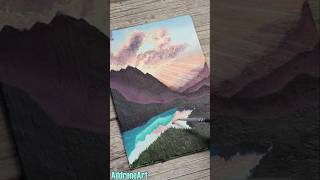 Head in the clouds | Acrylic Landscape Painting #easyartideas #beginnerarttips #landscapepainting