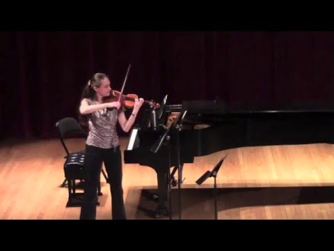 Claudia Schaer plays "Music for Violin Solo" by Daria Semegen