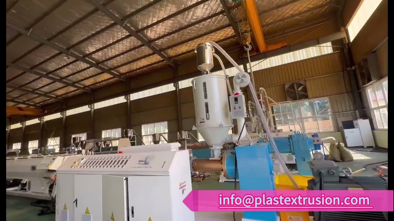 PE HDPE plastic pipe extrusion machine water supply pipe making machine
