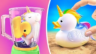 Is That A Unicorn Duck On The Beach?! 🦄🐥 *Best Gadgets And Crafts For Your Summer Vacation*