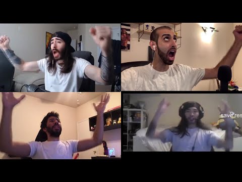 The 4 MoistMen of Cr1TiKaL perfectly synced