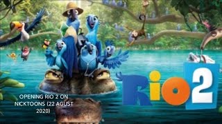 Opening Rio 2 On Nicktoons 22 Agust 2020