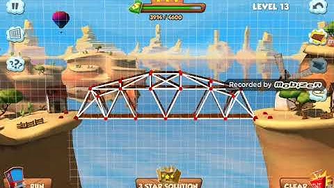 Bridge builder level 13,18