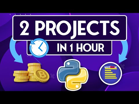 Python 2 quick projects to complete in 1 Hour [Code Included]