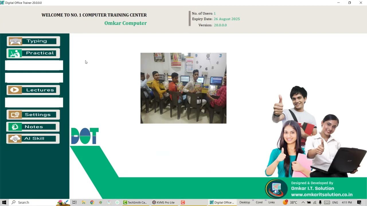 Digital Office Trainer MSCIT Demo with AI Generated Help