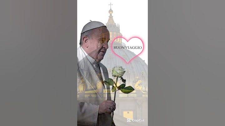 Buon Viaggio🤍Papa Francesco #papa #papafrancesco #papafrancisco