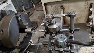 How to make zig zag oil grooves cutting tools on a lathe