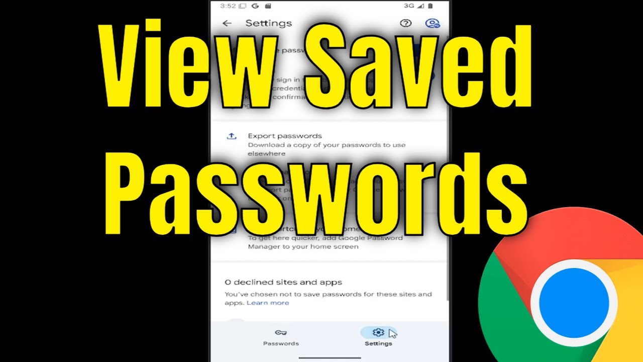 How to View Saved Passwords on Chrome App - Android / iOS [Tutorial]