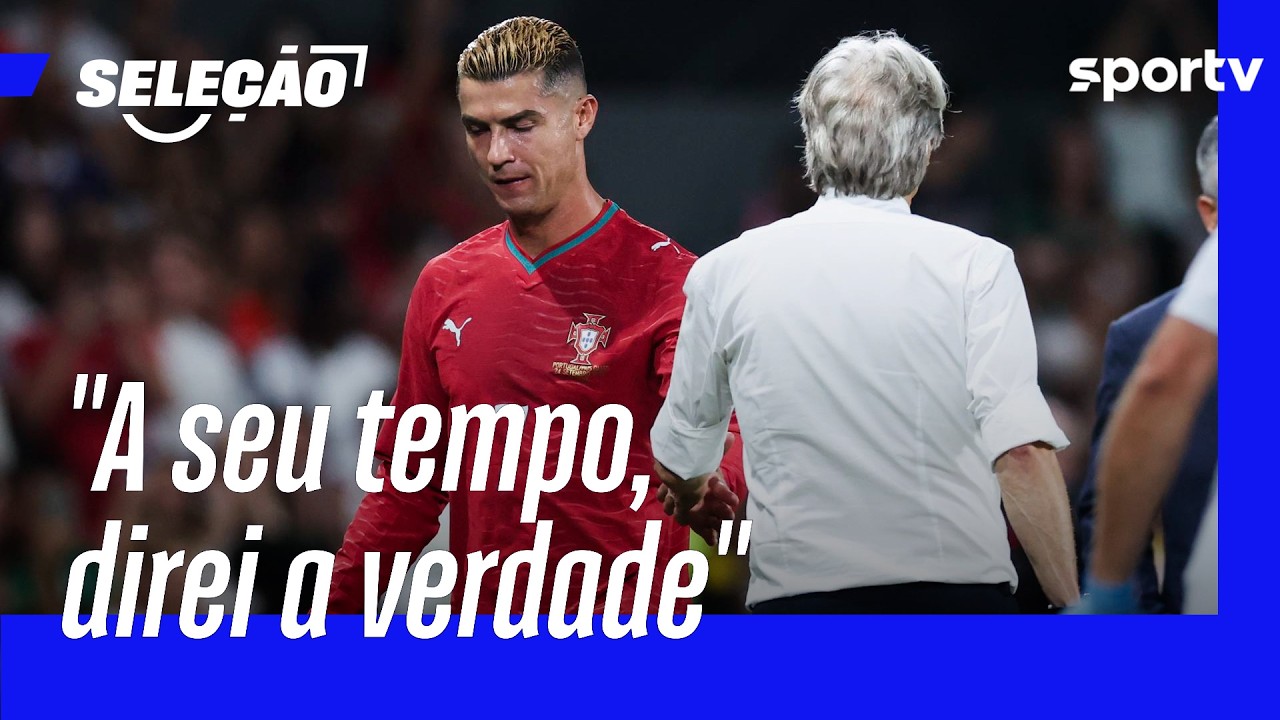 CRISTIANO RONALDO DEIXA CONCENTRAÇÃO DE PORTUGAL APÓS ATRITO COM JORGE JESUS | Seleção | sportv