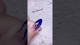 Flame Nails 🔥 - Quick and Easy Nail Art - EP52 #shorts