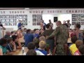 Father Surprises Son At Little League Baseball Camp After Return From Afghanistan