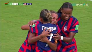 Обзор матча Гана - США- 0:3. Чемпионат Мира среди женщин  U-20