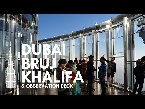 Dubai Burj Khalifa (برج خليفة) observation deck view to Dubai fountain. What to do in Dubai downtown