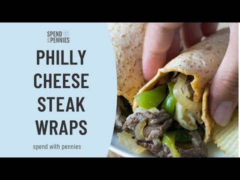 Philly Cheese Steak Wraps - Spend With Pennies