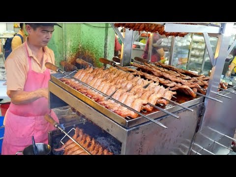 MALAYSIA STREET FOOD in Kuala Lumpur - CHICKEN WINGS, SATAY + MORE
