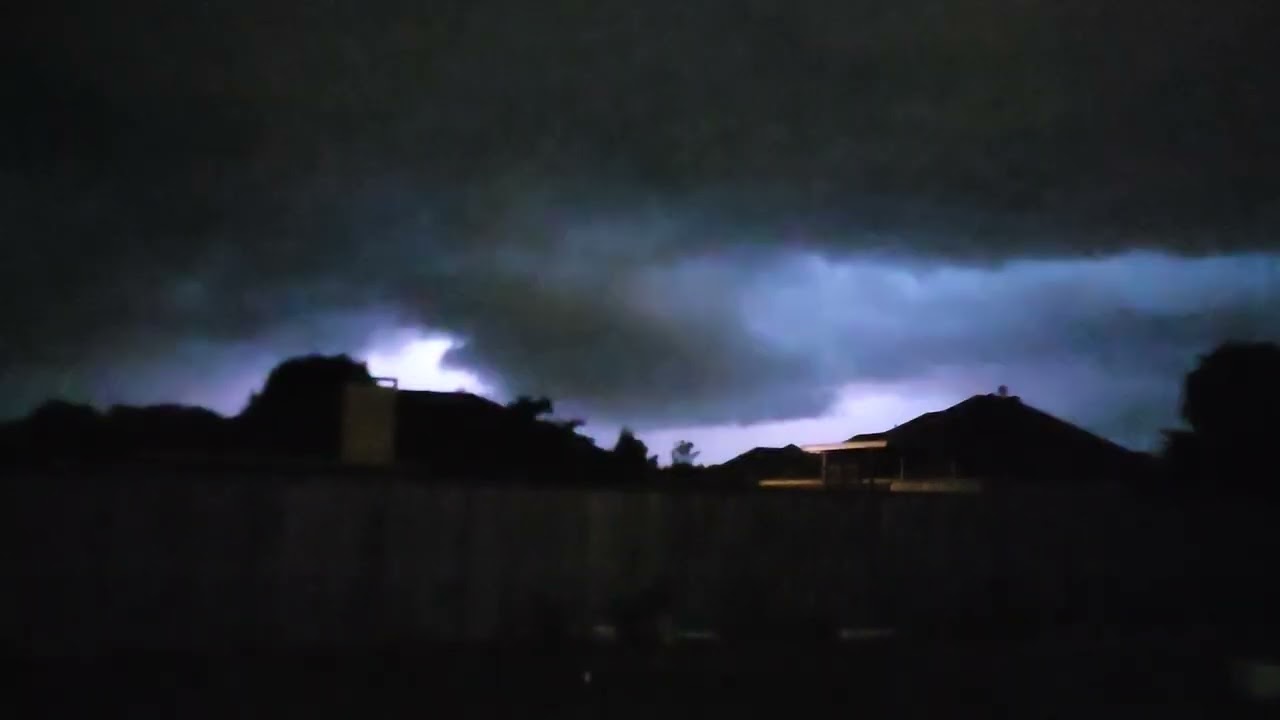 Watching the storm roll in - Denton, Texas