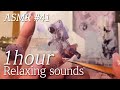 Asmr 1 hour 41 art journaling compilationrelaxing sounds of collage papertherapy scrapbooking
