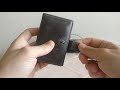 Mini Wallet Secrid después de 3 meses de uso