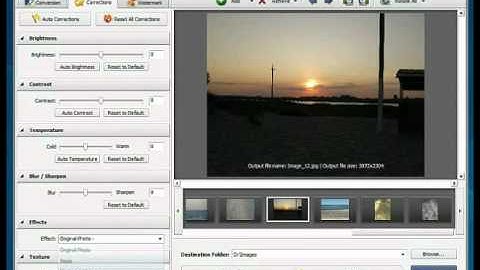 How to apply effects to multiple photos using AVS Image Converter?