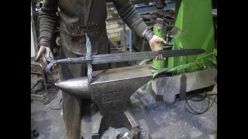 Forging an epic fantasy sword, part 4, making the pommel.