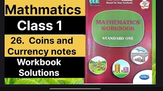 26. Coins and Currency notes | class 1 | Maths | English medium | semi english | workbook solutions  screenshot 2