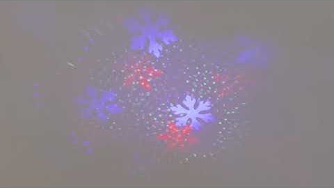 Winter Lane ColorChanging LED Snowstorm Effect LED Tree Topper