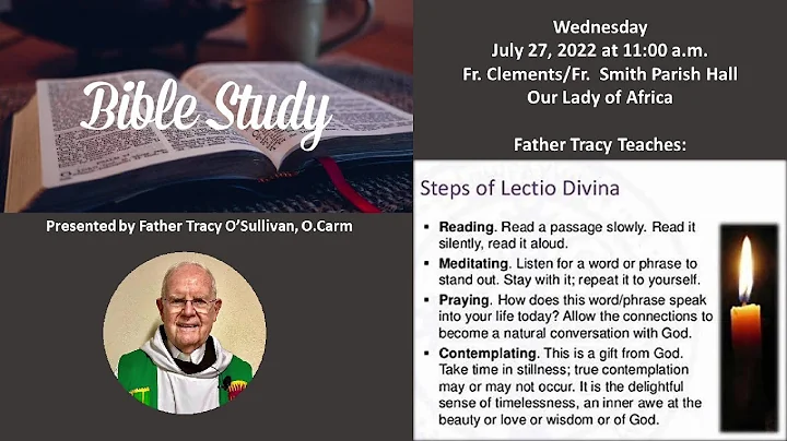 Wednesday Bible Study with Fr. Tracy O'Sullivan, O...
