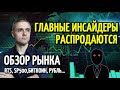 Крупные инсайдеры распродаются? Еженедельный обзор рынка: SP500, RTS, доллар, драг. металлы, биткоин