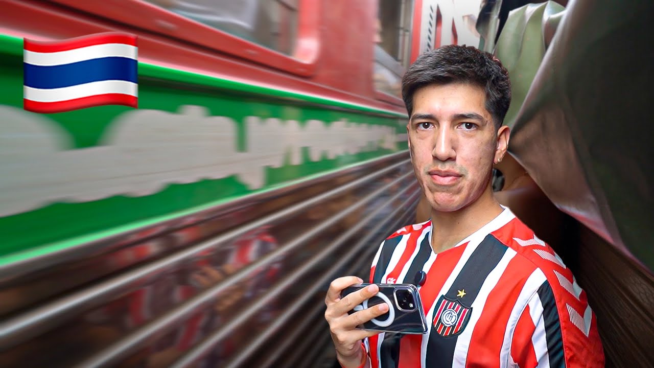 Mercado del tren en Tailandia es una experiencia única