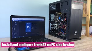 How to Install and configure FreeNAS on PC step by step screenshot 2