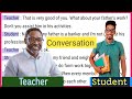 A conversation Between || A teacher and | A student #Subscribers @Fans #Fans #English