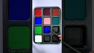 Relax with beautiful colors. #asmr #mix #colormixing #mixing #colors #satisfying #mixcolor #art