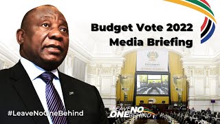 President Cyril Ramaphosa engages the Media on Presidency Budget Vote