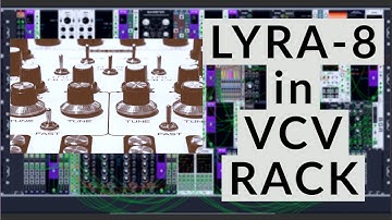 I built LYRA 8 synth by SOMA lab in VCV RACK with FREE modules