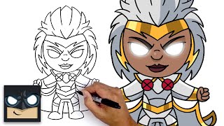 how to draw storm fortnite marvel heroes