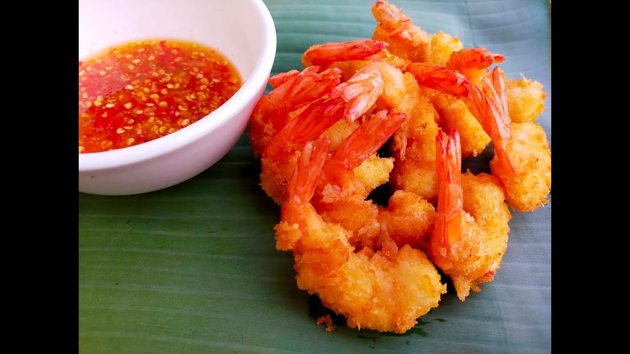 បង្គាបំពងម្សៅ ងាយៗ ឆ្ងាញ់ៗ Deep Fried Shrimp Yummy!!! YouTube