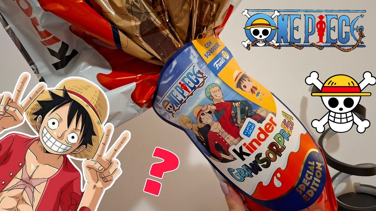 UOVA DI PASQUA KINDER ONE PIECE FUNKO!!! 2026
