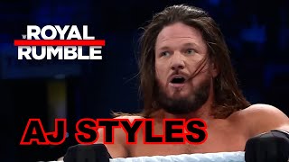WWE star AJ Styles Talks Royal Rumble, Okada Rumors & Retirement Plans