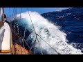 Sailing in heavy weather & big waves 600 miles offshore (Pacific crossing pt. 4)