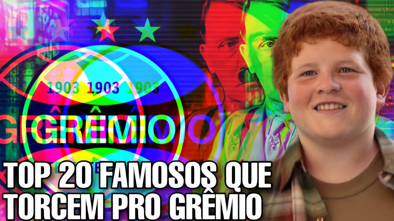 TOP 20 Famosos que torcem pro Grêmio YouTube TOP 20 Famosos que torcem pro Grêmio YouTube