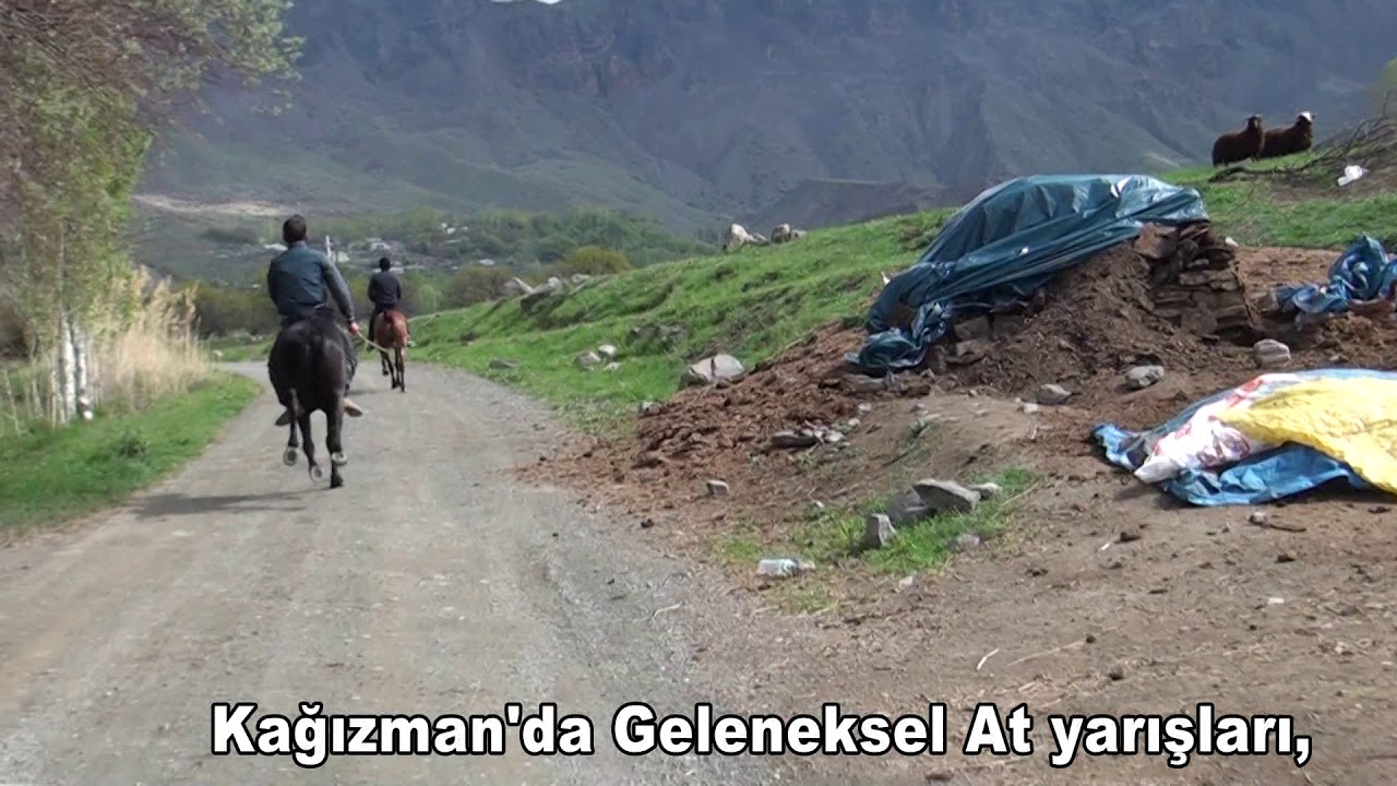 Kağızman'da At Yarışları Başladı,